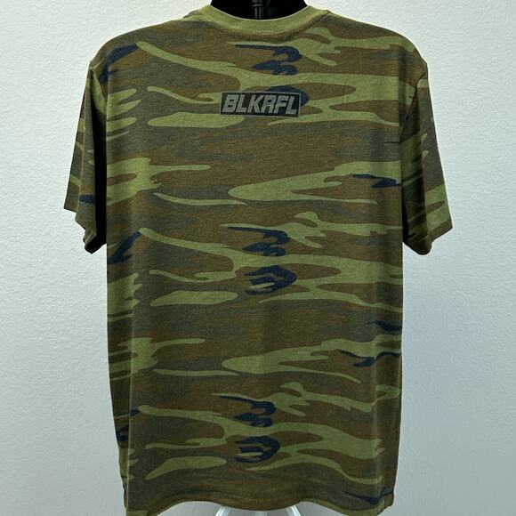 Black Rifle Coffee Company T Shirt BLKRFL Camo Camouflage Green Tee XL X-Large - Picture 3 of 7